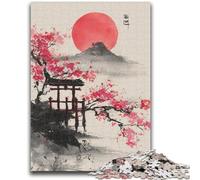 Jigsaw Puzzles for Adults 1000 Piece Japanese Landscape Painting 1000 Pieces for Teenagers,Educational Toy Funny Family Games Unique Home Decor (50x75cm)