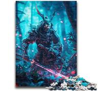 Jigsaw Puzzles for Adults 1000 Piece Japanese Neon Ninja Teenager Jigsaw,Relax Games Is Ideal As A Gift for The Whole Family (50x75cm)