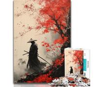 Jigsaw Puzzles for Adults 1000 Piece Japanese Ninja Warrior 1000 Pieces for Teenagers,Challenging Game Toys Wall Decoration Unique Birthday And Xmas Gifts 75x50cm