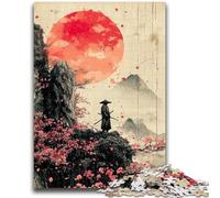 Jigsaw Puzzles for Adults 1000 Piece Japanese Style Ninja 1000 Pieces for Adults,Quiz Game Wall Decoration Unique Birthday And Xmas Gifts (38x26cm)