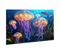 Jigsaw Puzzles for Adults 1000 Piece Jellyfish Jigsaw Puzzle-Colourful, Challenging Game/Brainteasing Adult Jigsaws, The Whole 3D Jigsaw Gifts for Women, Men Beautiful Decoration fr0-326