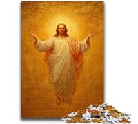 Jigsaw Puzzles for Adults 1000 Piece Jesus Art Challenging Game Toys Deal As Gifts for The Whole Family for Ages 14+ 50x75cm