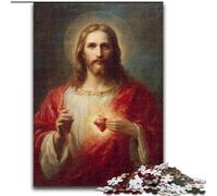 Jigsaw Puzzles for Adults, 1000 Piece Jesus Art Puzzle Perfect for Family Fun on Christmas, Thanksgiving, Birthdays & Easter (size 26x38cm)