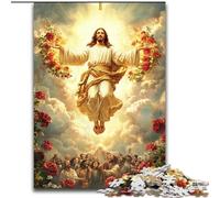 Jigsaw Puzzles for Adults 1000 Piece Jesus, for Ages 14 And over Each Piece Is Unique - Fun And Challenging Game for The Whole Family Good Gift (Size 26x38cm)