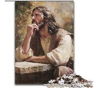 Jigsaw Puzzles for Adults 1000 Piece Jesus Jigsaw Puzzles for Adults 1000 Fun Present & Activity for Home (Size 50x75cm)