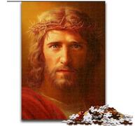 Jigsaw Puzzles for Adults 1000 Piece Jesus Learning Educational Toy for Is Ideal As A Gift for The Whole Family 26x38cm