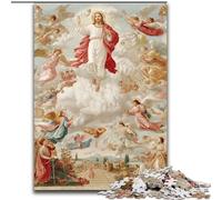 Jigsaw Puzzles for Adults, 1000 Piece Jesus Wooden Puzzles 50X75CM Perfect for Family Fun on Christmas, Thanksgiving, Birthdays & Easter