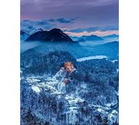 Jigsaw puzzles for adults 1000 piece jigsaw puzzles Challenging Game-Germany,hohenschwangau,castle,southern,bavaria 26x38cm