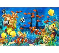 Jigsaw Puzzles for Adults 1000 Piece jigsaw puzzles for Adult Educational Game Challenge Toy 1000 Pieces Puzzle Challenging Games for The Whole for adults,Tropical Fish Coral puzzle Gifts