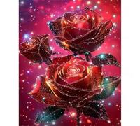 Jigsaw Puzzles for Adults 1000 Piece jigsaw puzzles for Adult Educational Game Challenge Toy 1000 Pieces Puzzle Challenging Games for The Whole for adults,Starlight Roses puzzle Gifts