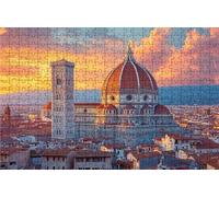 Jigsaw Puzzles for Adults 1000 Piece Jigsaw Puzzles for Adults Florence Creative Puzzle for Family Educational Games Home Decoration Gifts for Women DIY Puzzle Wall Decoration Theme: City RXPT-6847