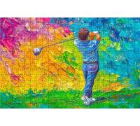 Jigsaw Puzzles for Adults 1000 Piece Jigsaw Puzzles for Adults Golf Creative Puzzle for Family Educational Games Home Decoration Gifts for Women DIY Puzzle Wall Decoration Theme: Abstract RXPT-2133