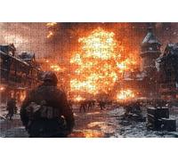 Jigsaw Puzzles for Adults 1000 Piece Jigsaw Puzzles for Adults War Creative Puzzle for Family Educational Games Home Decoration Festival Gifts for Women DIY Puzzle Wall Decoration Theme: Flame RXPT221