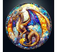 Jigsaw Puzzles for Adults 1000 Piece Jigsaws Puzzle for Adults, Blue Card Challenging Impossible Puzzles, Birthday for Family Friends - Guardian Dragon