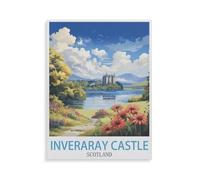 Jigsaw Puzzles for Adults 1000 Piece Jigsaws Puzzles for Adults，Inveraray Castle Scotland，Jigsaw Puzzle 1000 Pieces for Adult Challenging Puzzle Games（50x70cm）-GU8