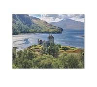 Jigsaw Puzzles for Adults 1000 Piece Jigsaws Puzzles for Adults，Medieval fortress Eilean Donan Castle, Highlands, Scotland，Jigsaw Puzzle 1000 Pieces for Adult Challenging Puzzle Games（38x26cm）-K69