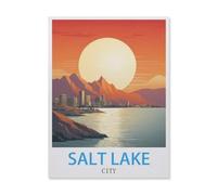 Jigsaw Puzzles for Adults 1000 Piece Jigsaws Puzzles for Adults，Salt Lake City，Jigsaw Puzzle 1000 Pieces for Adult Challenging Puzzle Games（38x26cm）-IE94