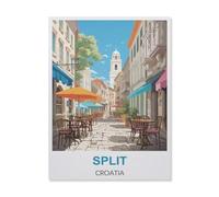Jigsaw Puzzles for Adults 1000 Piece Jigsaws Puzzles for Adults，Split Croatia，Jigsaw Puzzle 1000 Pieces for Adult Challenging Puzzle Games（75x50cm）-IC51