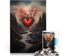 Jigsaw Puzzles for Adults 1000 Piece Journey of the Heart Stress Reliever Staycation Kill time 50x75cm Wishlist with Santa Claus for Age 14+