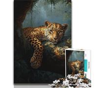 Jigsaw Puzzles for Adults 1000 Piece Jungle Cheetah,Learning Educational Toys Family Games Educational Game for Birthday,Chrismas (38x26cm)