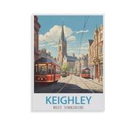 Jigsaw Puzzles for Adults 1000 Piece，Keighley West Yorkshire，Educational Games Brain Challenge Jigsaw Puzzles for Adult Kids（38x26cm）-GT47