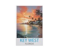 Jigsaw Puzzles for Adults 1000 Piece，Key West Florida，Difficult Puzzle Perfect Educational Gift for Boys and Girls（26x38cm）-FR72