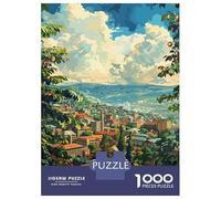 Jigsaw Puzzles for Adults 1000 Piece Kigali, Rwanda Cityscape Art Adult Puzzles Toy Wall Decor Wall Decoration Deal As Gifts for The Whole Family 70x50cm/1000pcs