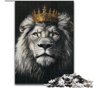 Jigsaw Puzzles for Adults 1000 Piece King Lion Learning Educational Toy for Is Ideal As A Gift for The Whole Family 50x75cm