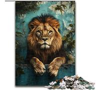 Jigsaw Puzzles for Adults 1000 Piece King Lion Learning Educational Toy for Is Ideal As A Gift for The Whole Family 26x38cm