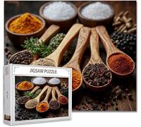 Jigsaw Puzzles for Adults 1000 Piece kitchen Difficult Impossible Puzzle Educational Games Improve Memory Stress Reliever with Poster Included Compact Box the any Occasion or Holiday D-5