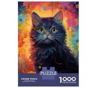 Jigsaw Puzzles for Adults 1000 Piece Kitty No3 Puzzle for Adults Brain Teaser Game Presents for Women Fun Activities at Home 38x26cm/1000pcs