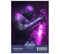 Jigsaw Puzzles for Adults 1000 Piece Knight of The Violet Flame Puzzles for Adults Hands-on Game Stress Reliever Stress Reduction Gifts 70x50cm/1000pcs