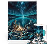 Jigsaw Puzzles for Adults 1000 Piece Knights Rest Made of wood Suitable for ages 14 and up Home Decor As a gift for the whole family and friends。size:50x75cm/19.68x29.52inch