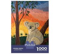 Jigsaw Puzzles for Adults 1000 Piece Koala in A Sunset Landscape Adult Puzzles Toy Wall Decor Wall Decoration Deal As Gifts for The Whole Family 52x38cm/1000pcs