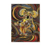 Jigsaw Puzzles for Adults 1000 Piece,Koala in the style of Aboriginal art,Difficult Puzzle Perfect Educational Gift for Boys And Girls(50x70cm)-AH14