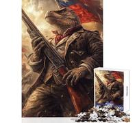 Jigsaw Puzzles for Adults 1000 Piece Komodo Warrior Leading Revolution Educational Game Wall Decoration DIY Toys Unique Birthday And Xmas Gifts (50X75CM)