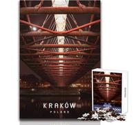 Jigsaw Puzzles for Adults 1000 Piece Krakow Toys Educational Games Enhance Memory Educational Toy Size 38x52cm