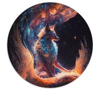 Jigsaw Puzzles for Adults, 1000 Piece Kurama, A Nine Tailed Fox 1000 Pieces Round Puzzle Gifts Fun at Home Activities, Birthday Present, Travel Gifts 1000pcs (67.5x67.5cm)