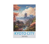 Jigsaw Puzzles for Adults 1000 Piece，Kyoto City Japan，Classic Puzzle Teens Boys Girls Puzzles for DIY Intellective Educational Game, Gift Home Decor（38x26cm）-FR89