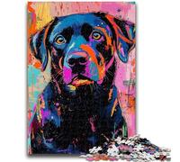 Jigsaw Puzzles for Adults 1000 Piece Labrador Retriever Oil Painting 1000 Pieces for Adults,Quiz Game Wall Decoration Unique Birthday And Xmas Gifts (75x50cm)