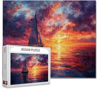 Jigsaw Puzzles for Adults 1000 Piece landscape Difficult Impossible Puzzle Educational Games Improve Memory Stress Reliever with Poster Included Compact Box any Occasion or Holiday C-14