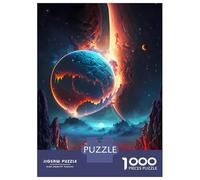 Jigsaw Puzzles for Adults 1000 Piece Lava Planet Cosmos Adult Puzzles Anti-Stress Toys Improve Memory Challenging Game Gifts 38x26cm/1000pcs