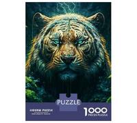 Jigsaw Puzzles for Adults 1000 Piece Legendary Forest Tiger Jigsaw for Adults Fun Games Wall Art Unique Birthday And Xmas Gifts 70x50cm/1000pcs