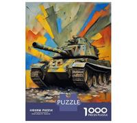 Jigsaw Puzzles for Adults 1000 Piece Leopard 2 A6 Puzzle for Adults Brain Teaser Game Enhance Memory Fun at Home Activities, 70x50cm/1000pcs