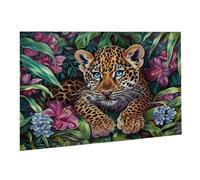 Jigsaw Puzzles for Adults 1000 Piece Leopard Jigsaw Puzzle - Colourful, Challenging Game & Brainteasing Adult Jigsaws, The Whole 3D Jigsaw Gifts for Women, Men Beautiful Decoration Animal 2 K0F-244