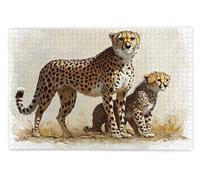 Jigsaw Puzzles for Adults 1000 Piece, Leopard Puzzles for Adults, Impossible Puzzle 1000 Pieces, Family Educational Wooden Puzzle, Challenging Jigsaws, Gift Box Packaging, Gifts for Women, Men, O-67