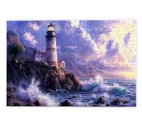 Jigsaw Puzzles for Adults 1000 Piece, Lighthouse Puzzles for Adults, Impossible Puzzle 1000 Pieces, Family Educational Wooden Puzzle, Challenging Jigsaws, Gift Box Packaging, Gifts for Women, C-55