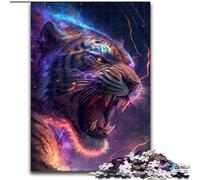 Jigsaw Puzzles for Adults 1000 Piece Lightning Tiger Jigsaw Puzzle Made of cardboard, Challenging Brain Teaser for Teenager, Family Game Night Fun 1000pcs(26x38cm)