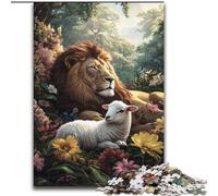 Jigsaw Puzzles for Adults 1000 Piece Lion Art, Educational Games Home Decoration Is Ideal As A Gift for The Whole Family (Size 50x75cm)