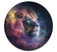 Jigsaw Puzzles for Adults, 1000 Piece Lion Nebula Round Puzzles 1000 Pieces for Adults for Home Decor, Ideal Christmas & New Year Gift for Teenagers 67.5x67.5cm